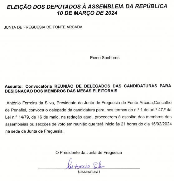Convocat&oacute;ria