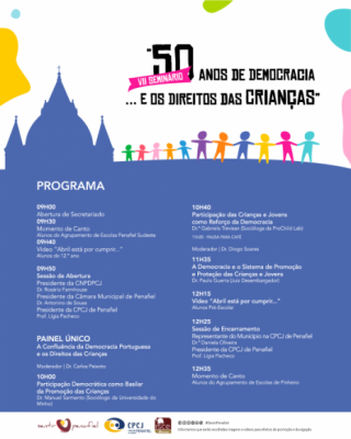 VII Seminário, intitulado de “50 anos de Democracia … e os Direitos das Crianças"